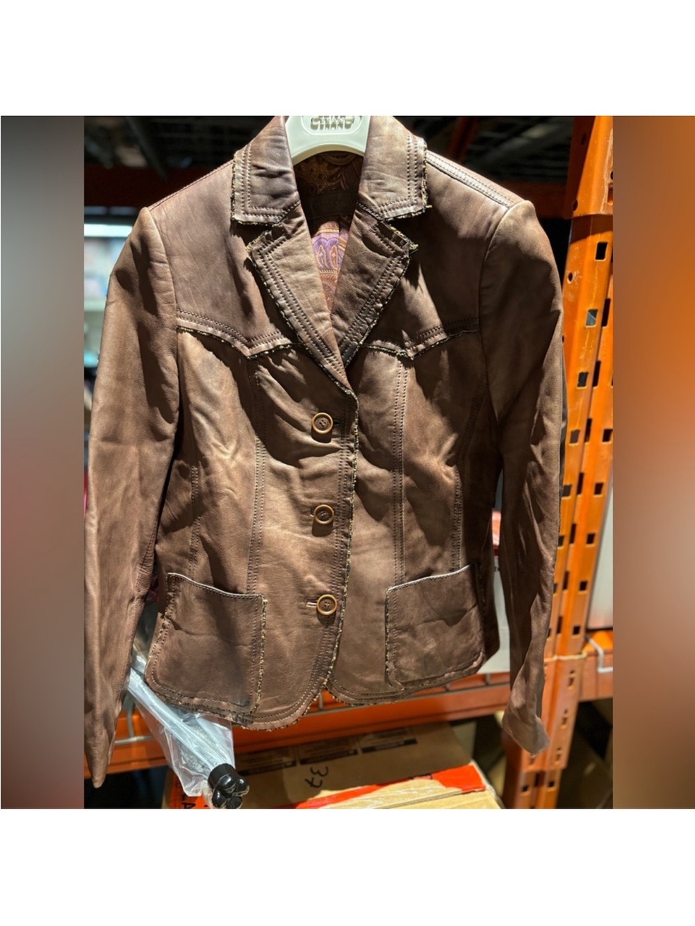Luisa Cerano ladies leather jacket